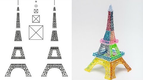 Making "EIFFEL TOWER" with my 3D PEN