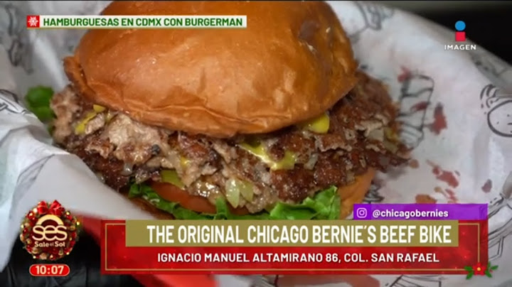 Top 5: Las MEJORES hamburguesas de CDMX según Burgerman | Sale el Sol