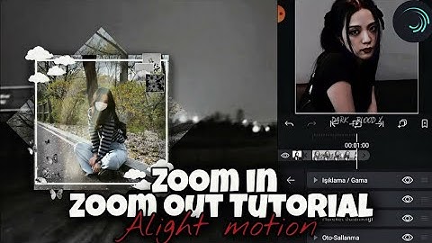 Zoom In & Zoom Out Transition Like With Blur Effect In Alight Motion Tutorial