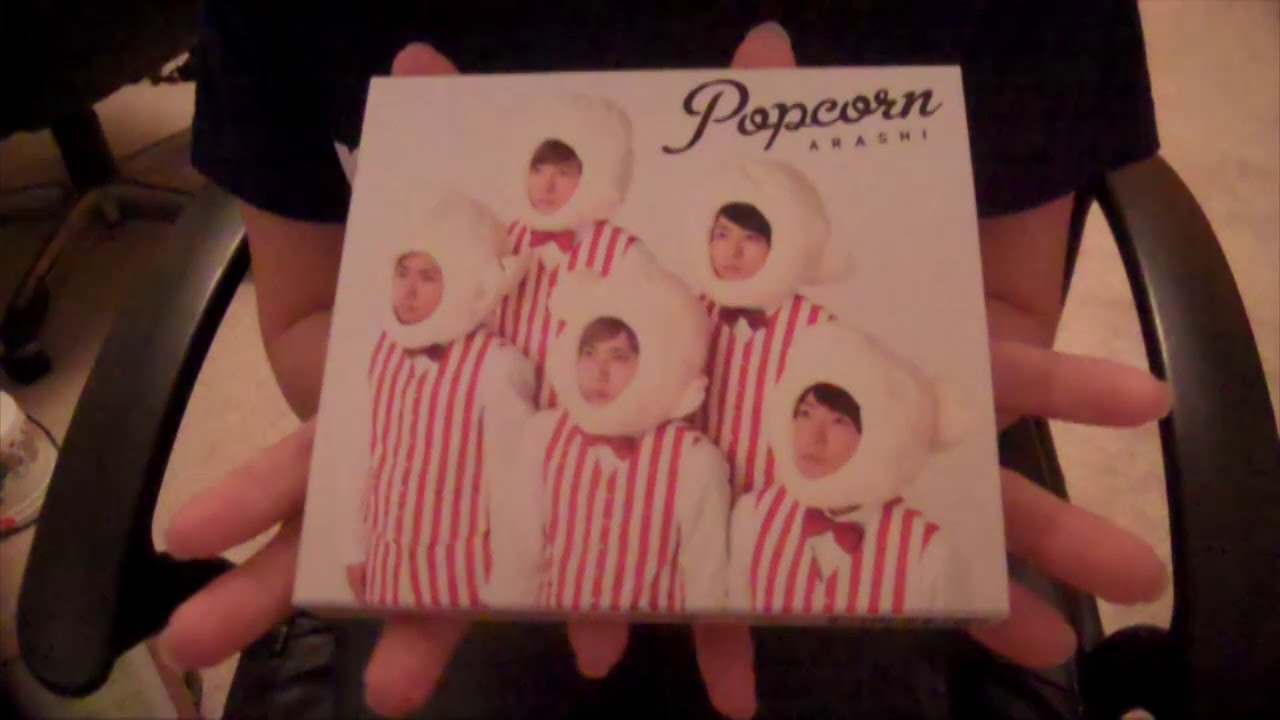 嵐 Popcorn Unveiling! ポップコーンのアルバムを開けるところ - YouTube