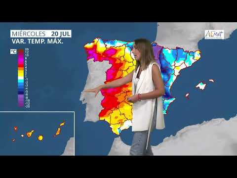 El tiempo de AEMET 19-07-2022