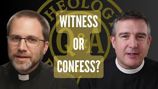 Q&A: Do we witness or confess in evangelism? @PastorBryanWolfmueller