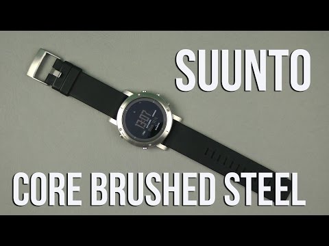 Распаковка Suunto Core Brushed Steel