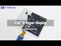 GooDisplay 5.83-inch E Ink Display 1.5s Fast Refresh ePaper Module#arduino #diyprojects