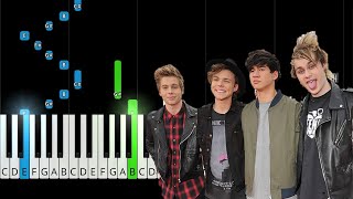 5 Seconds of Summer - She's Kinda Hot - EASY Piano Tutorial