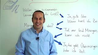 Almanca Temel A1A2 Ders - 74 Almanca Diyalog Çalışması - Wollen Wir Zusammen Lernen ?