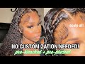 Pre-plucked Hairline!! BEGINNER Friendly Clear Lace Install Best Lace on the Market | XrsBeauty Hair