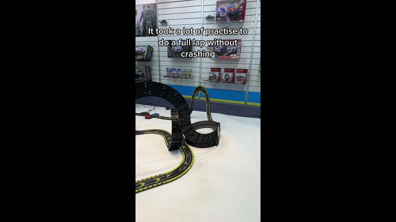 We created a giant Micro Scalextric layout!