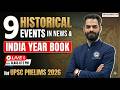 9 Historical Events in News from India Year Book 2025 | UPSC Prelims 2026