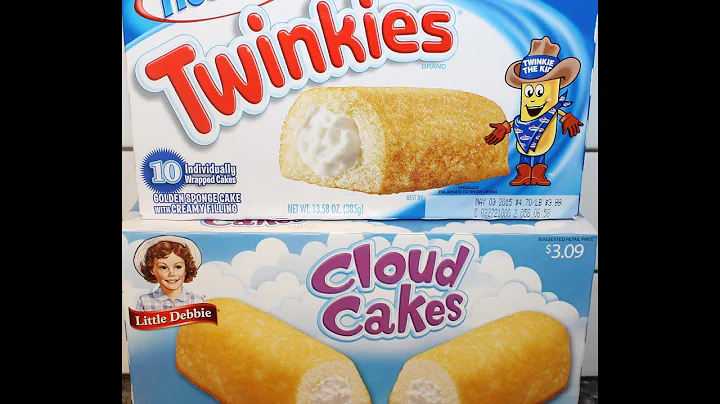 Hostess Twinkies vs Little Debbie Cloud Cakes - Bl...