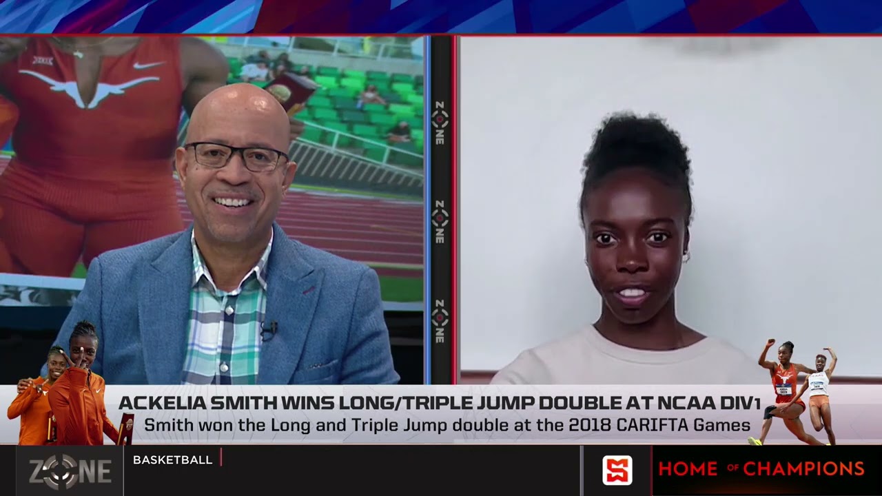 Ackelia Smith wins long/ triple jump double at NCAA div1 | SportsMax Zone