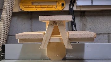 Tiny Picnic Table for Squirrels