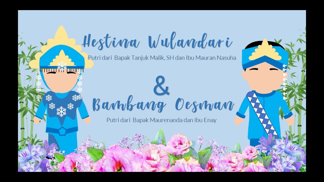 Wedding Invitation (code : 232) - YouTube