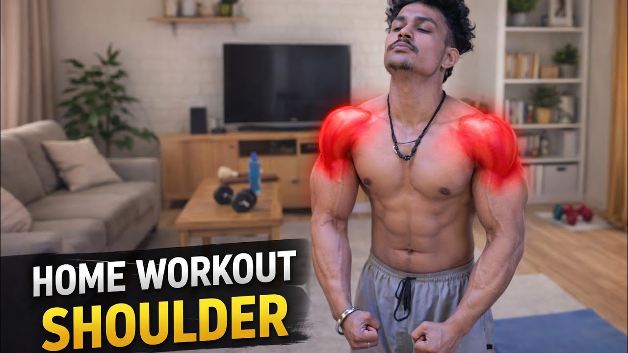 Shoulder Workout at Home 🏠 | Beginner to Advanced🔥 घर पर कंधों की कसरत | शुरुआती से उन्नत स्तर तक