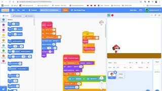 How to make a Platformer in Scratch | Part 2 | better walking animation