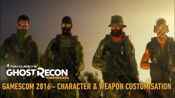 Tom Clancy’s Ghost Recon Wildlands Trailer: Character & Weapons Customisation - Gamescom 2016 [NL]