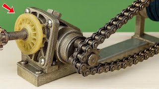 Don’t Throw Away Your Broken Grinder! Genius Hack Turns It Into a Powerful Electric Winch|Tool Hacks