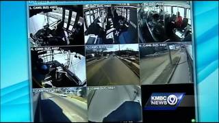 Bus cameras capture video of car's crash into Brush Creek
