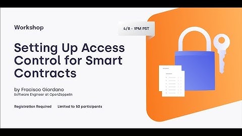 Setting Up Access Control for Smart Contracts