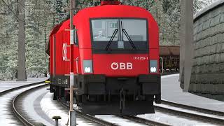 OBB 1116 255-1 Sand Train at Breitenstein