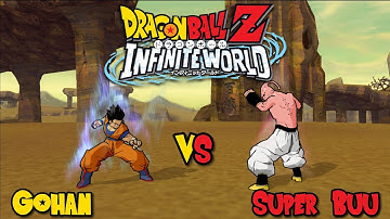 Ultimate Gohan Vs. Super Buu (CPU Vs CPU) DBZ - INFINITE WORLD