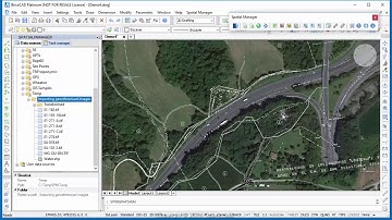 Importing geo-referenced images (First preview - BricsCAD) -  Spatial Manager™ (SR)