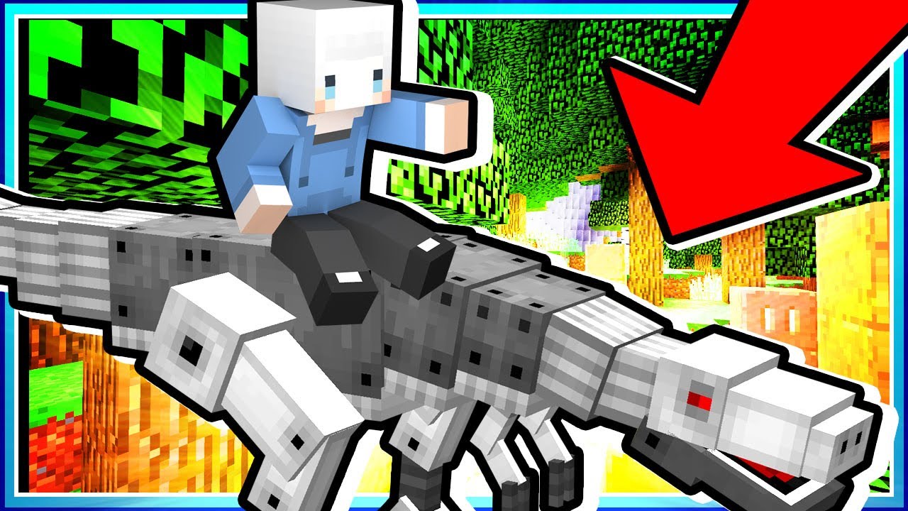 Minecraft 魔法槍械 讓機械龍長大吧 這自由度也太高了吧 Youtube