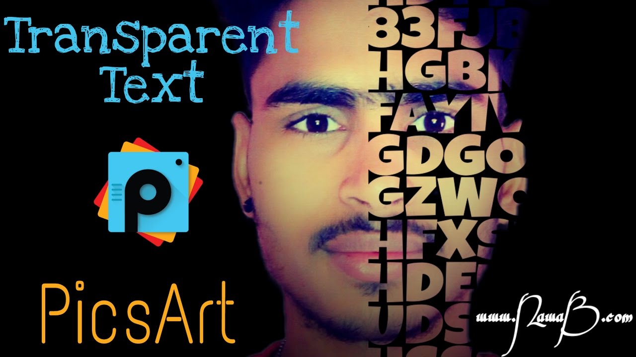 Photo Editing in PicsArt Tutorial (pic #11) How to create transparent ...