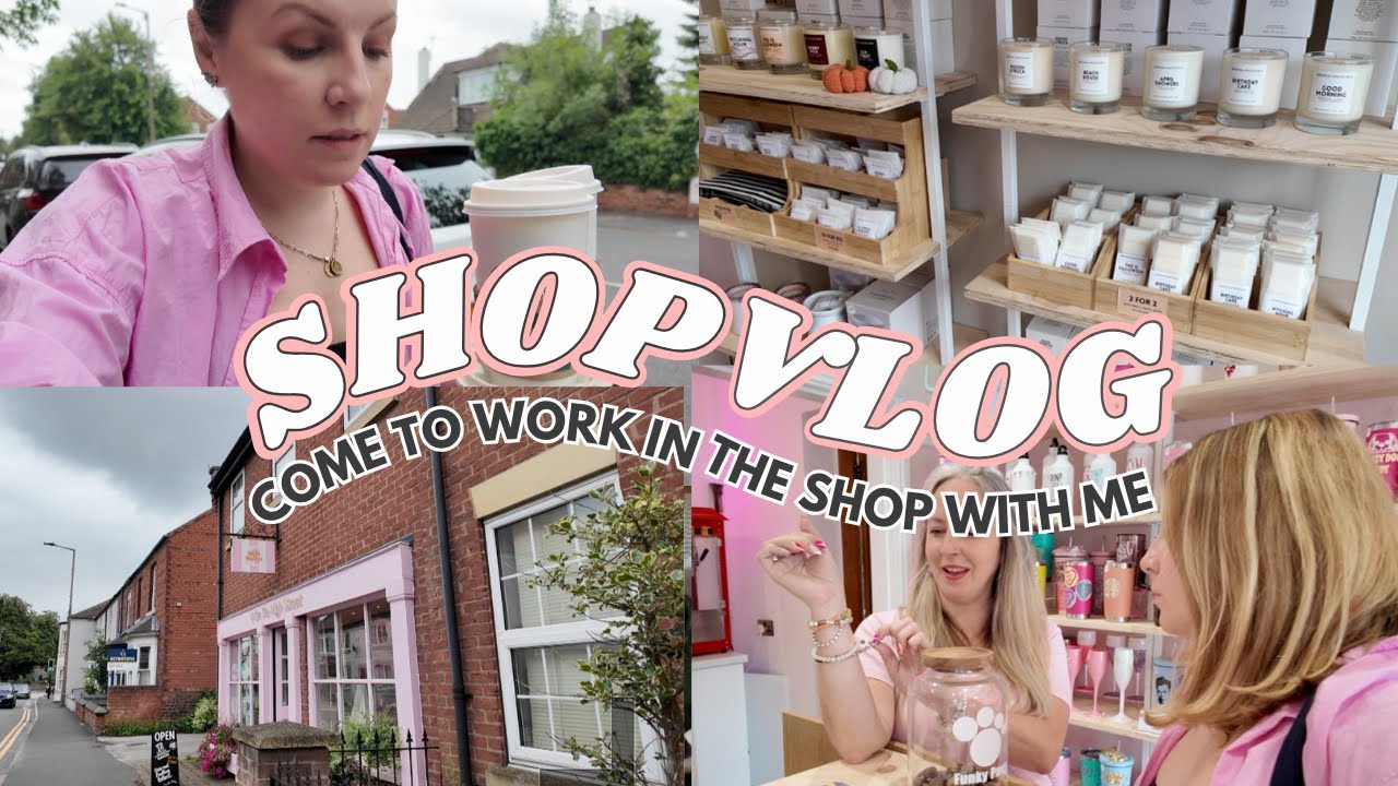 Come Spend a Day in The Shop With Me // Small Business Vlog //  SHOP VLOGS