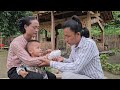 Kind man helps single mother in need   happiness  heart   farm building  anh hmong