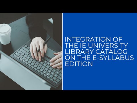 Integration of the IEU Library catalog on the e-Syllabus edition
