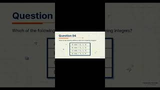 Python MCQ Lecture 7 - Quiz Part 1 - Python Data Types | DVT101