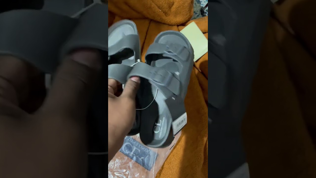 Unboxing |Carlton London| Dual Strap Slip-On Sandals | 