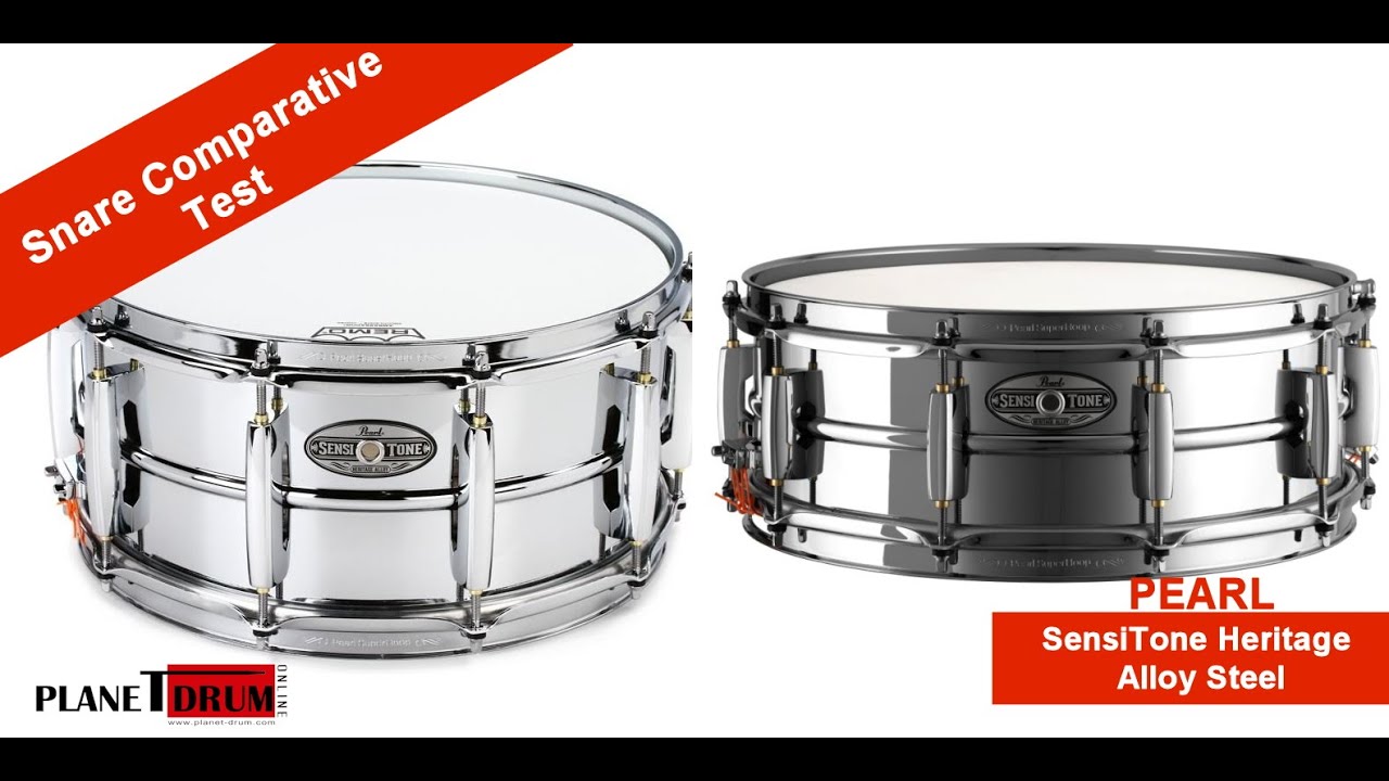 NEW Pearl Sensitone Heritage Alloy Snare Drum Review 