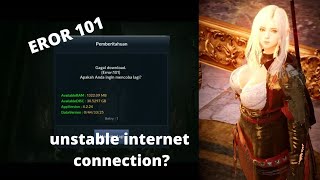 FIX EROR 101 and EROR 103 Black Desert Mobile #BlackDesertMobile  #EROR101 #EROR103