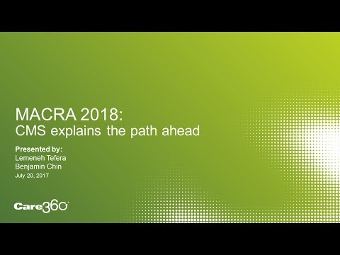 MACRA / QPP 2018: CMS explains the path ahead