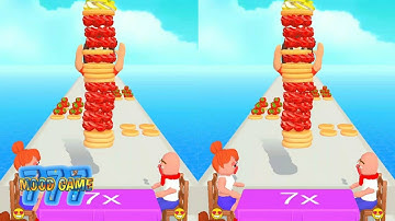 PANCAKE RUN PRO PLAYER All Levels Gameplay Walkthrough | New Update Level 6-7