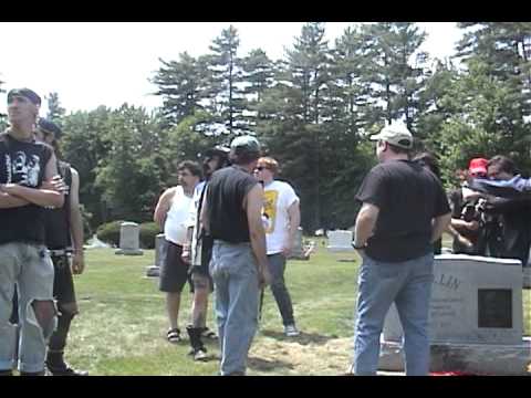 Murder Junkies - Littleton, NH - June 28, 2003 @ GG Allin&#39;s grave - YouTube