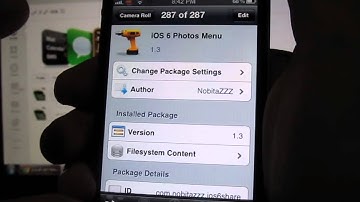 iOS 6 Photo menu