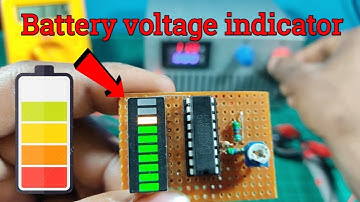 Battery lavel indicator using 3914 IC