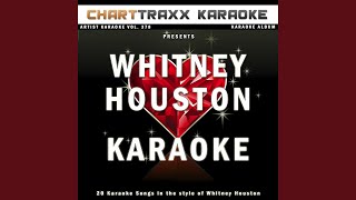 The Miracle (Karaoke Version In the Style of Whitney Houston)