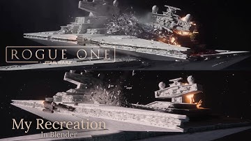 I Recreated This Iconic Scene from Rogue One Entirely in Blender