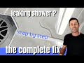 How to fix a tile shower leak without removing tiles  inspire diy kent thomas