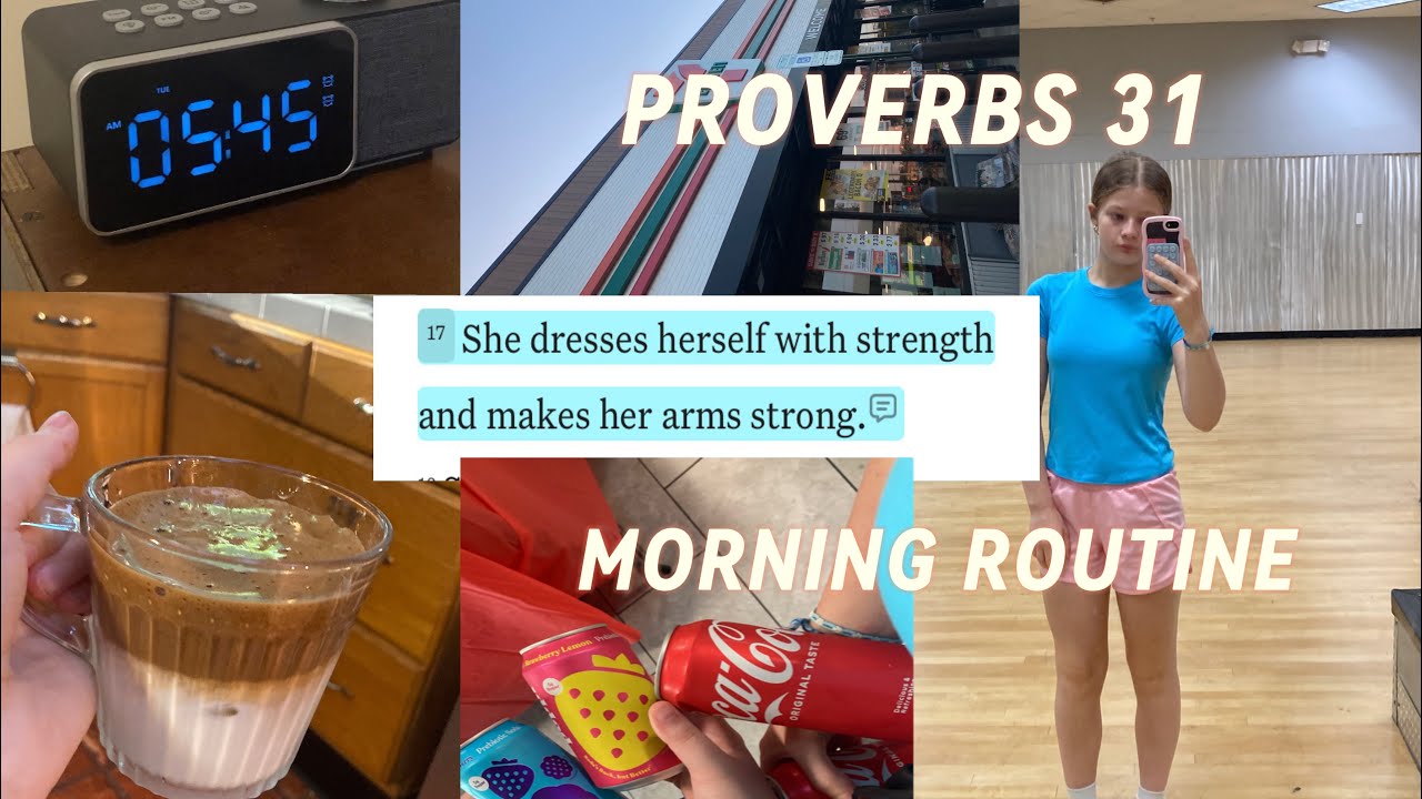 Proverb About Routine I tried the Proverbs 31 morning routine - YouTube