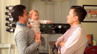 Watch This Baby Adorably Get Confused By Dad and His Identical Twin