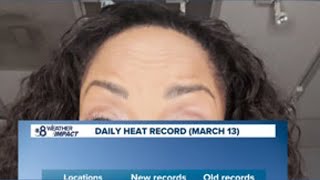 A mini heat wave will be more prolonged next week