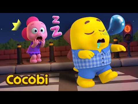 Where Are You Going, Baby?!😱 Walking in Your Sleep!+ More Fun Songs for Kids | Cocobi