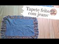 TAPETE FEITO DE JEANS