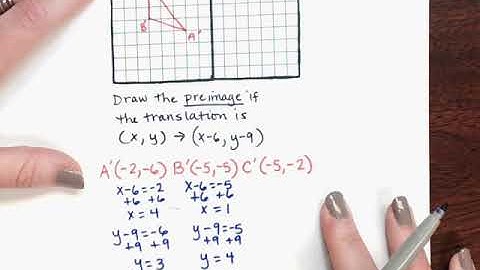 vid 1.2.3 draw the preimage of a translation
