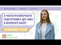 З чого розпочати підготовку до ЗНО з біології 2021? | Біологія ЗНО | Екзам